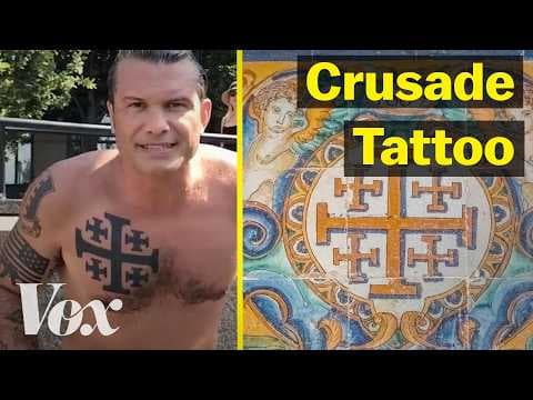 What Hegseth’s tattoos tell us about the war in Iran