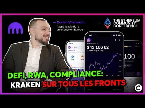 DeFi, RWA, compliance ... Kraken sur tous le fronts