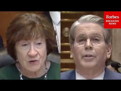'That's Just Not Reasonable': Susan Collins Grills Scott Bessent On Lack Of TACs In Rural Areas