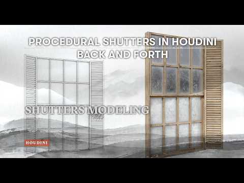 Procedural Shutters in Houdini | The Back and Forth Process