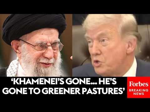 Trump: 'We Don't Know Who The Leader Is In Iran'