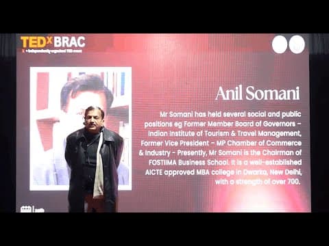The Power of Alternatives: How to Never Stay Down | Anil Somani | TEDxBRAC