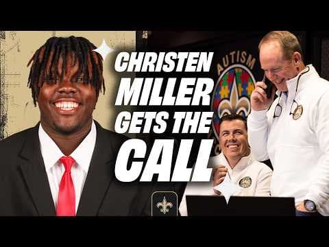 Christen Miller Gets Draft Call from Saints | 2026 NFL Draft