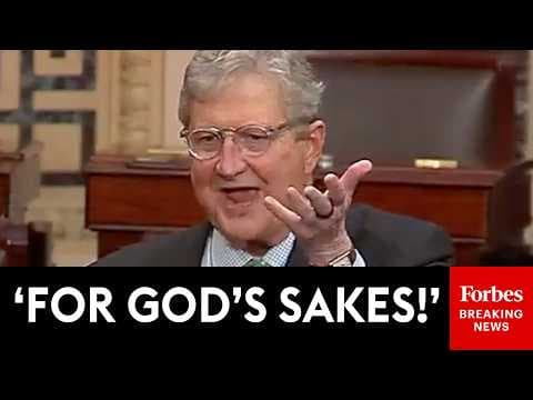 John Kennedy Issues Warning On Senate Floor About The 'Anger' Of The American People Over Costs