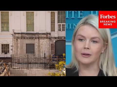 Leavitt Defends White House Ballroom Project: 'It Is Actually Critical For Our National Security'