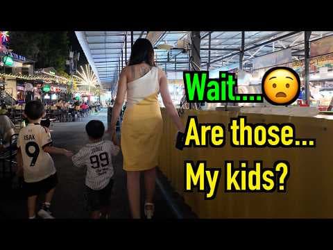 When She Walked With Two Kids Toward Me…I Panicked