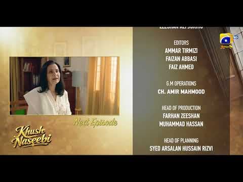 Khush Naseebi Episode 27 Teaser - Geo Entertainment