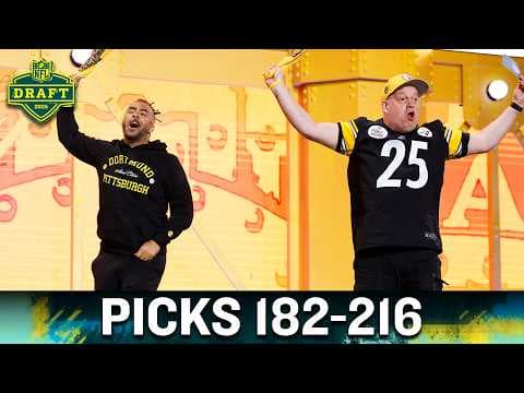 Picks 182-216: Punter and Kicker go off the board | 2026 NFL Draft