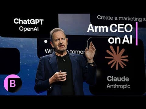 Arm CEO Says AI Is 'Much Bigger' Than the Internet Shift