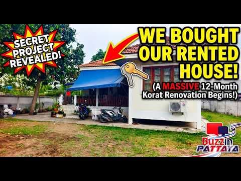 PLOT TWIST! We Bought Our Rented House & The Renovation Begins! 🛠️🇹🇭