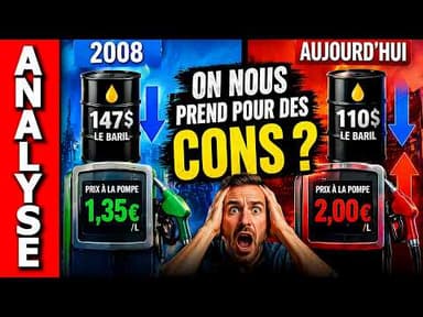 L’essence est-elle plus chère qu’en 2008 ? La réalité pourrait vous surprendre !
