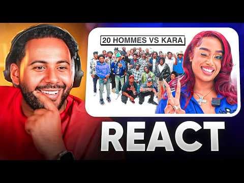 JE REACT A 20 HOMMES VS KARA... (elle a pas fait semblant ptdrr)