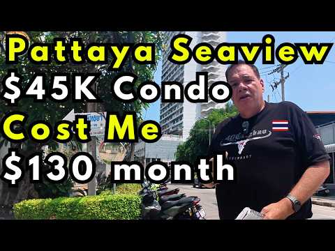 My Pattaya $45K Seaview Condo for UNDER $200/Month? 🌊  Budget Living