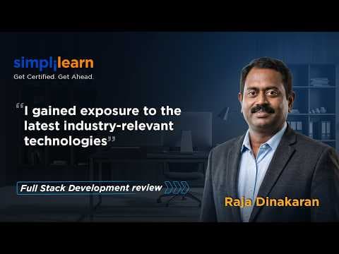 Simplilearn Reviews | Backend to Full Stack: A 16-Year Career Transformation #GetCertifiedGetAhead