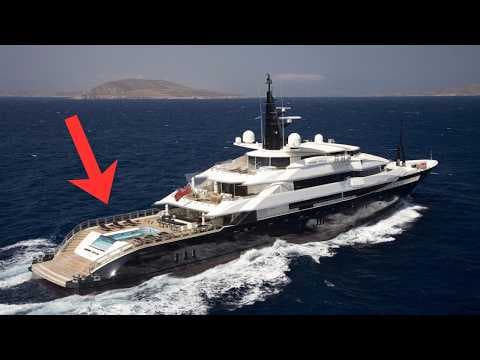 Je visite l'un des yachts les plus fous du monde ! (3 piscines, helipad, cinema..) - ALFA NERO