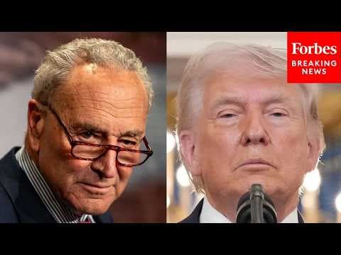 Schumer Calls To End Iran War Immediately, Discusses Opposition To ICE Funding Before Vote-A-Rama