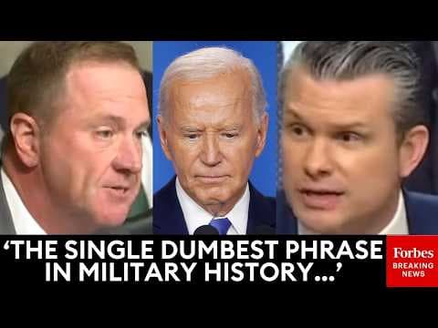 Eric Schmitt Asks Pete Hegseth To Name The 'Worst Example' Of DEI Employed By Biden Administration