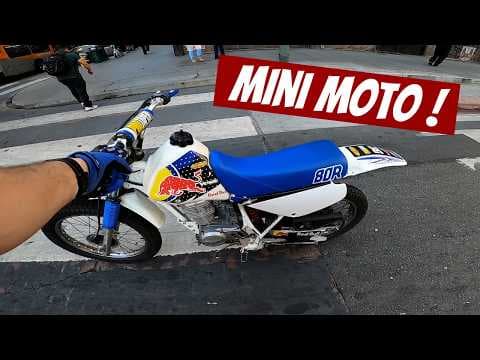 Trop content du mini motocross