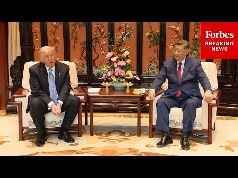 BREAKING NEWS: Trump And Xi Hold Final Talks In Beijing, China