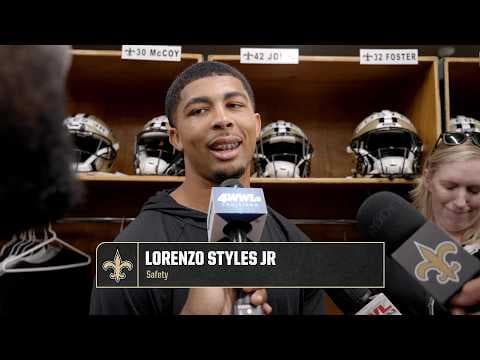 Lorenzo Styles Jr. Ready to Compete on Defense | Saints Rookie Minicamp 2026