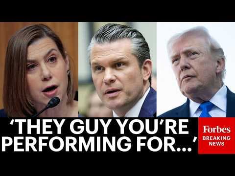 Elissa Slotkin Accuses Pete Hegseth Of Performance For Trump During Heated Questioning