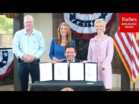 JUST IN: Florida Gov. Ron DeSantis Holds Press Conference On New Bills About Animal Welfare