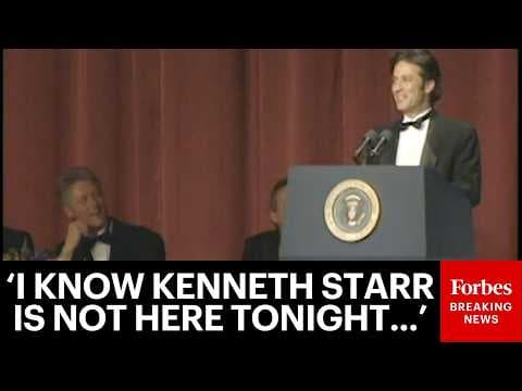 FLASHBACK: Jon Stewart, Bill Clinton Bring The Laughs At 1997  White House Correspondents Dinner