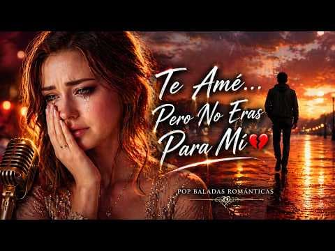 💔 Te Amé… Pero No Eras Para Mí | La Historia Que Nunca Pudo Ser | Balada Romántica
