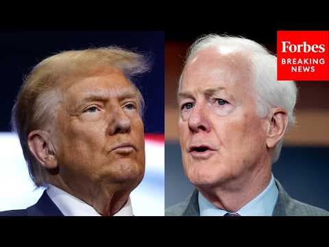 Cornyn Reacts To Trump Saying, 'I Don’t Think About Americans’ Financial Situation,' Re Iran War