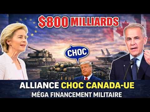 Le Canada vient d'entrer dans le plan militaire européen — et Trump a perdu 800 Mds cette nuit