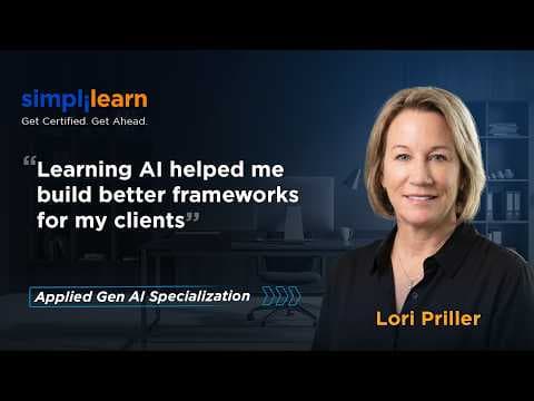 Simplilearn Reviews | How Lori Strengthened Her Career with AI Skills #GetCertifiedGetAhead