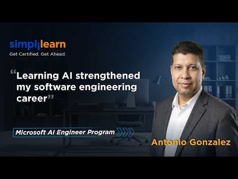 Simplilearn Reviews | How Antonio Updated His AI Skills to Stay Competitive #GetCertifiedGetAhead