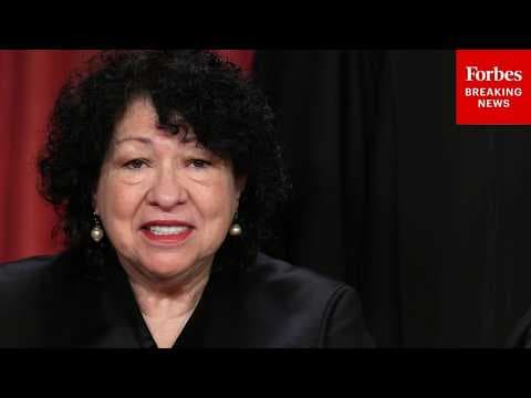'Is That Acceptable To You?': Sonia Sotomayor Lays Into Attorney Over Green Card Holder Deportation