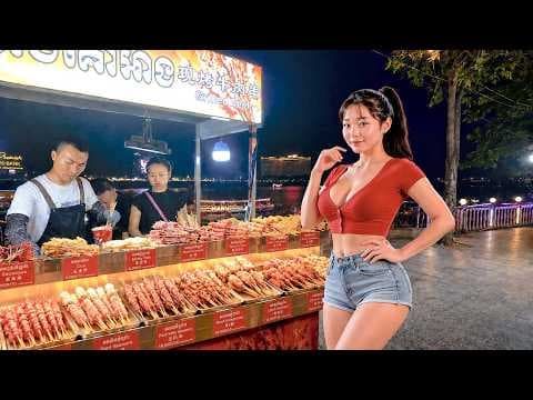 Local Street Food Tour Phnom Penh 2026 🍜 | Cambodia Riverside After Dark