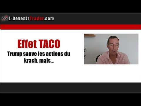 Effet TACO - Trump sauve les actions du krach mais...