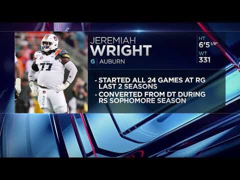 Jeremiah Wright Drafted No. 132 overall by Saints | 2026 NFL Draft