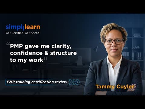 Simplilearn Reviews | Strengthening Project Leadership: Tammy's PMP Journey #GetCertifiedGetAhead