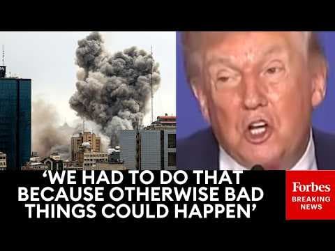 Trump Characterizes Operation Epic Fury As 'Our Little Diversion To The Lovely Country Of Iran'