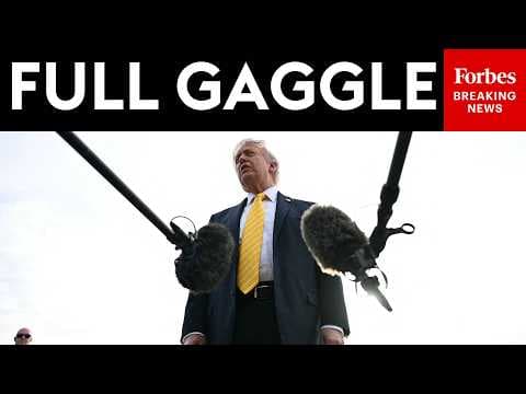 SATURDAY NIGHT GAGGLE: Trump Takes Questions About Iran War, Pulling Troops From Germany