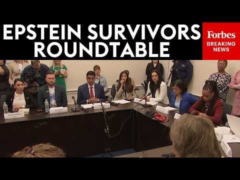 BREAKING: Epstein Survivors Discuss Their Experiences At Public Roundtable During King Charles Visit