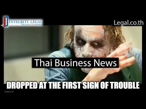 Fake Lawyers in Thailand "Often Vanish" "at the First Sign of Trouble"?
