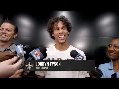 Jordyn Tyson "More Weapons for the QB" | Saints Rookie Minicamp 2026