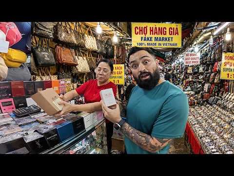 Inside the LARGEST FAKE MARKET in VIETNAM 🇻🇳 (Part 2)