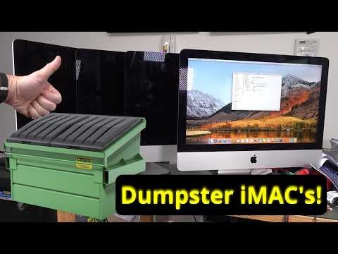 EEVblog 1748 - Dumpster iMac BONANZA!
