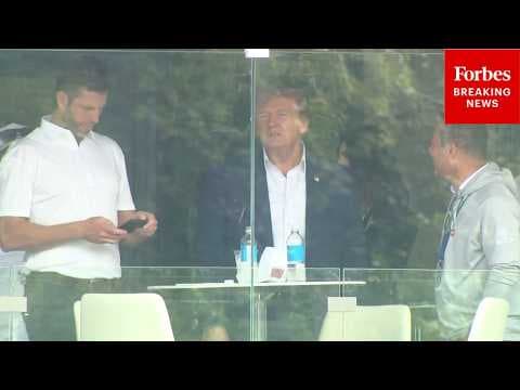 BREAKING NEWS: Trump And Son Eric Seen At LIV Golf Tournament At Trump National Golf Club