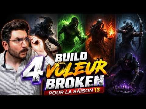 TOP 4 BUILDS VOLEUR Saison 13 — Lequel CHOISIR ?