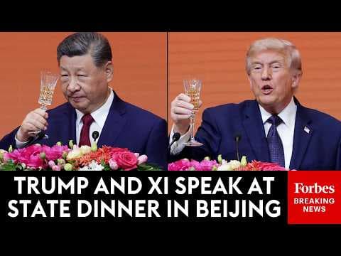 BREAKING NEWS: Trump And Xi Speak At State Dinner In Beijing, China