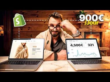 J'ai Créé un Site IA sur Shopify : 1ère vente en 1 heure (900€ sur 5 jours)