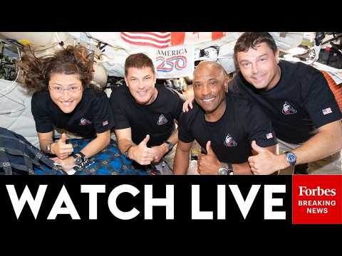 WATCH LIVE: Artemis II Crew Returns To Houston, Texas, After Safely Arriving Back On Earth