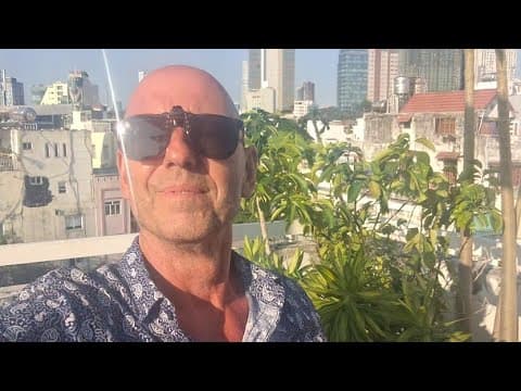 Live from my new roof terrace in Saigon, Vietnam